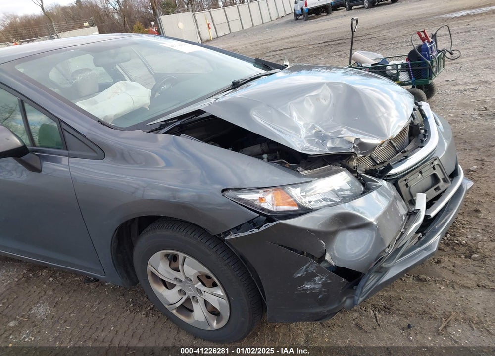 2013 HONDA CIVIC LX VIN: 19XFB2F54DE225988