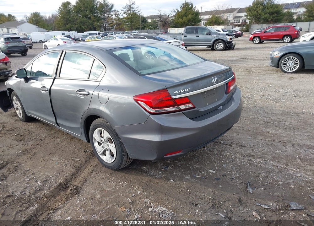 2013 HONDA CIVIC LX VIN: 19XFB2F54DE225988