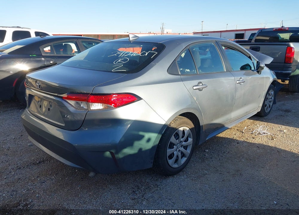2022 TOYOTA COROLLA LE VIN: 5YFEPMAEXNP313363