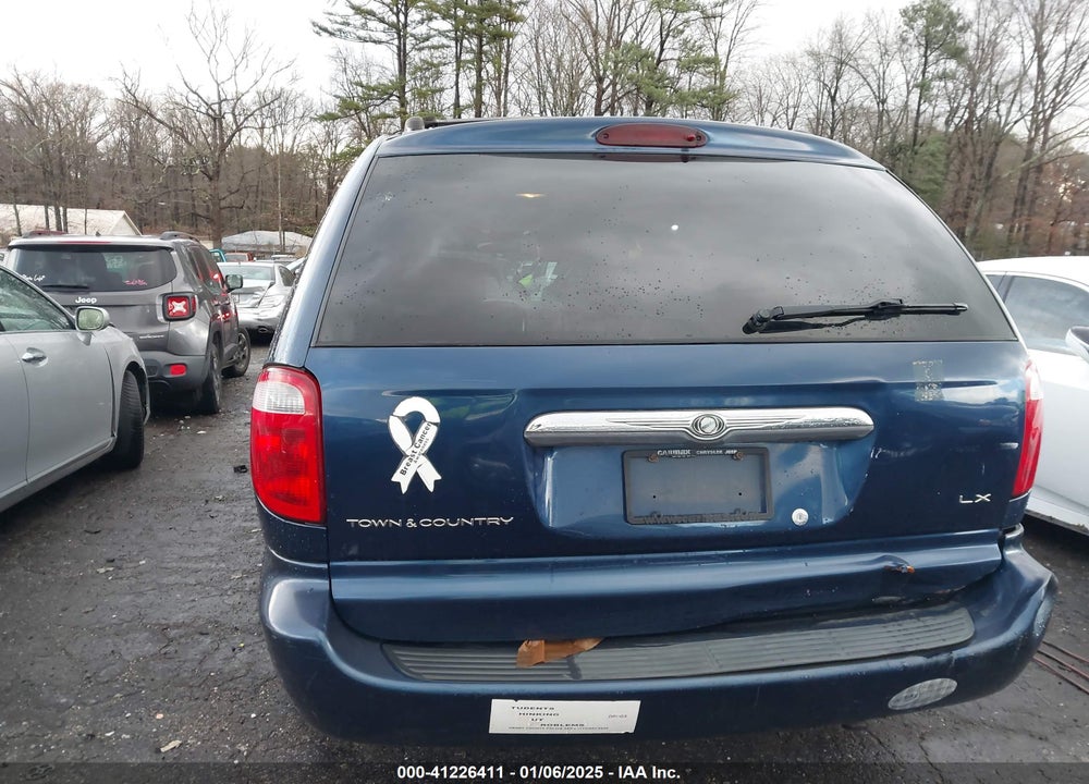 2001 CHRYSLER TOWN & COUNTRY LX VIN: 2C4GP44381R375308