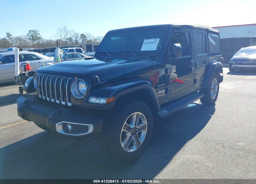 2020 JEEP WRANGLER UNLIMITED SAHARA 4X4 VIN: 1C4HJXEG2LW243468
