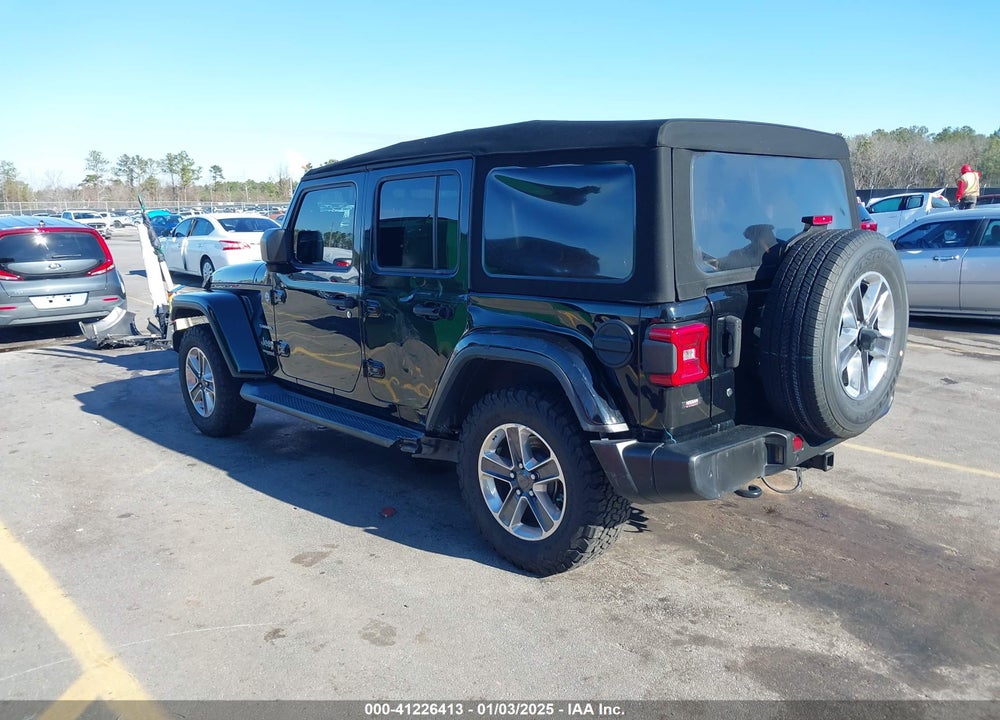 2020 JEEP WRANGLER UNLIMITED SAHARA 4X4 VIN: 1C4HJXEG2LW243468