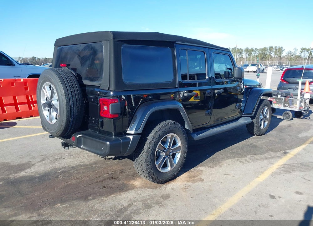 2020 JEEP WRANGLER UNLIMITED SAHARA 4X4 VIN: 1C4HJXEG2LW243468