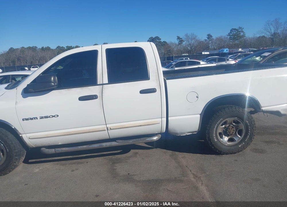 2003 DODGE RAM 2500 SLT/LARAMIE/ST VIN: 3D7KA28C13G844084