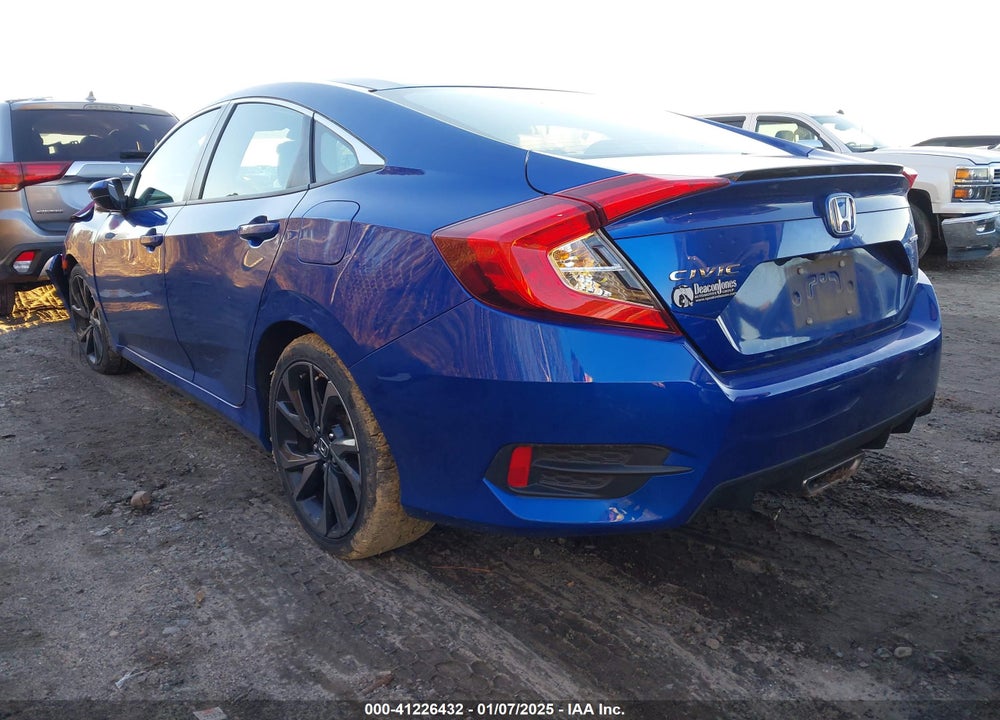2020 HONDA CIVIC SPORT VIN: 2HGFC2F86LH523566