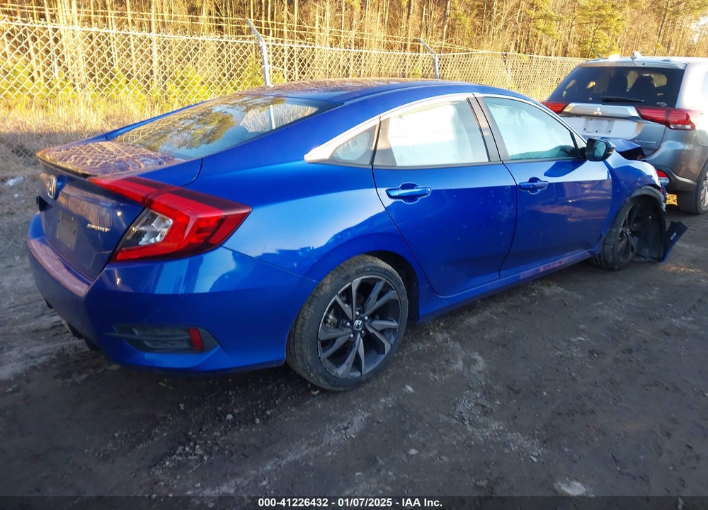 2020 HONDA CIVIC SPORT VIN: 2HGFC2F86LH523566