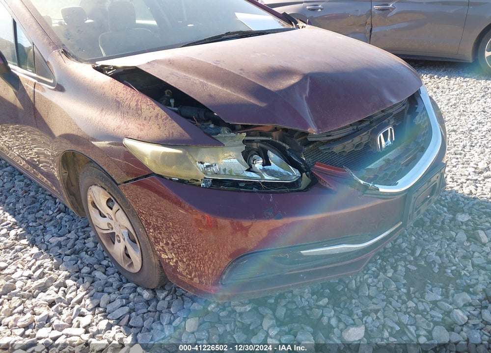 2013 HONDA CIVIC LX VIN: 19XFB2F52DE029158