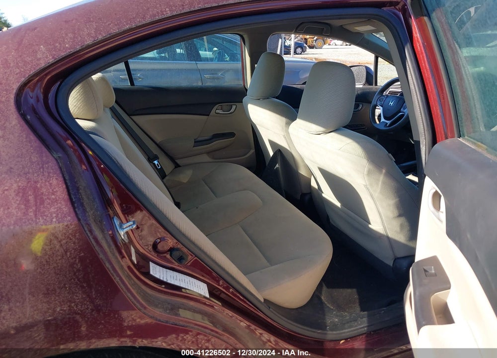 2013 HONDA CIVIC LX VIN: 19XFB2F52DE029158