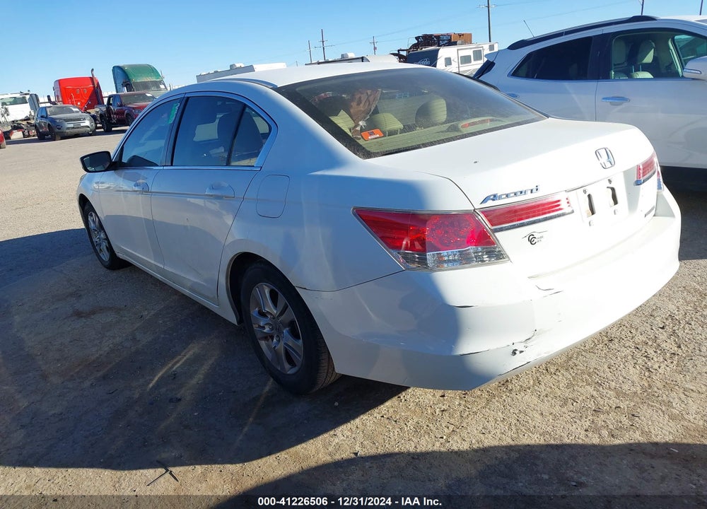 2012 HONDA ACCORD 2.4 SE VIN: 1HGCP2F65CA053535