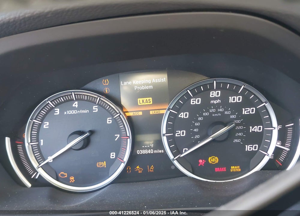 2019 ACURA TLX TECH PKG VIN: 19UUB1F52KA005610