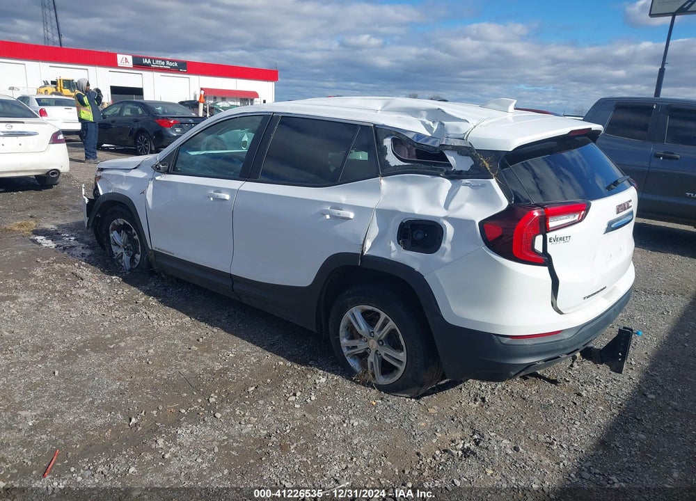 2022 GMC TERRAIN FWD SLE VIN: 3GKALMEV6NL106636