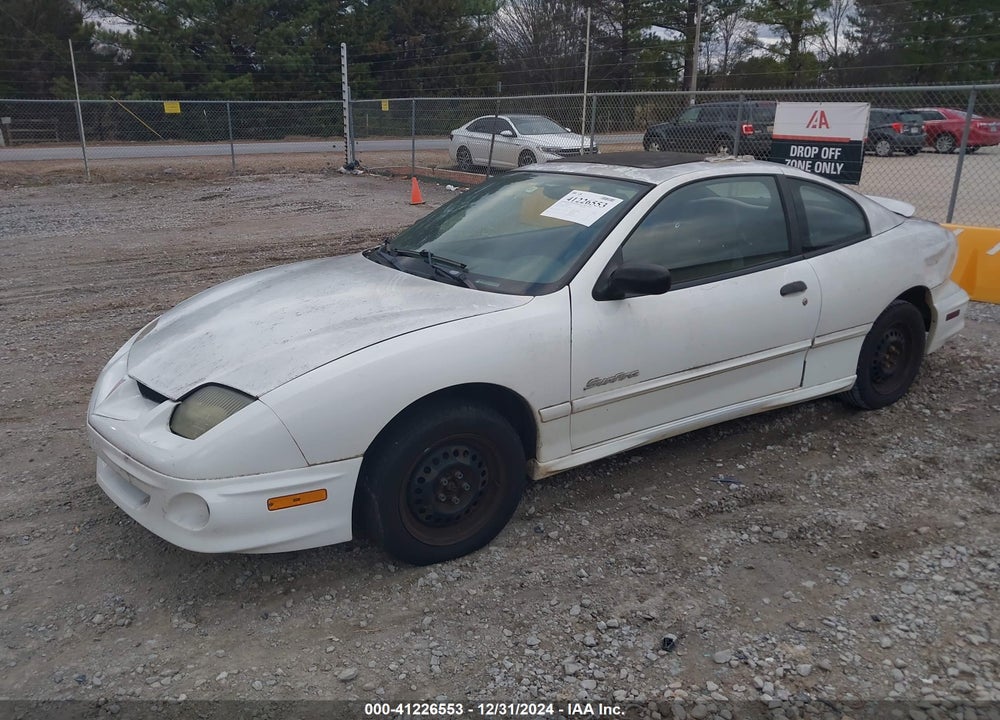 2002 PONTIAC SUNFIRE SE VIN: 1G2JB124227474132