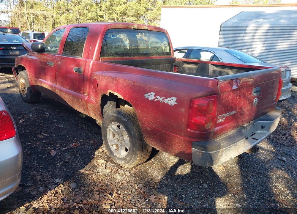 2006 DODGE DAKOTA SLT VIN: 1D7HW48J36S528916
