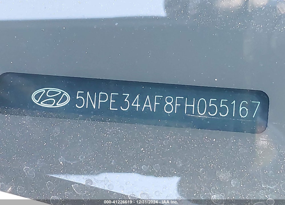 2015 HYUNDAI SONATA LIMITED VIN: 5NPE34AF8FH055167