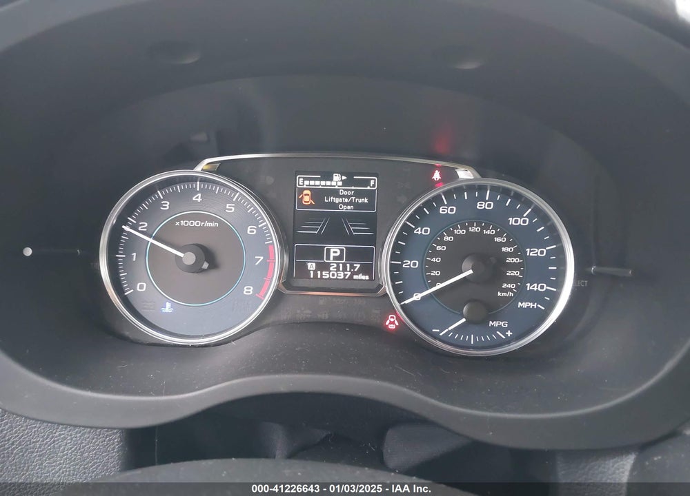 2017 SUBARU CROSSTREK 2.0I LIMITED VIN: JF2GPANC2HH241110