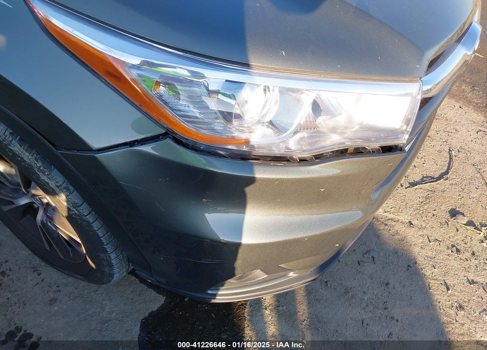 2016 TOYOTA HIGHLANDER XLE V6 VIN: 5TDKKRFH0GS166546