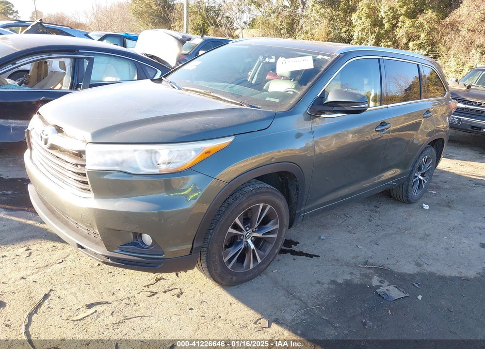 2016 TOYOTA HIGHLANDER XLE V6 VIN: 5TDKKRFH0GS166546