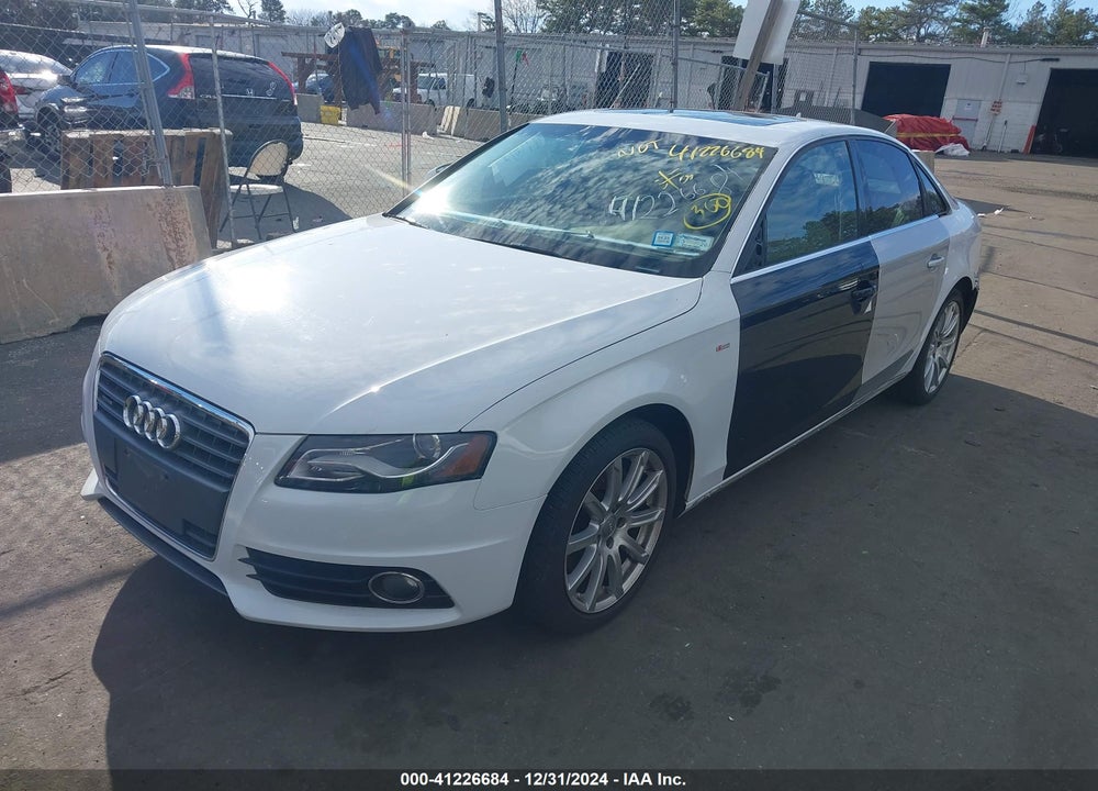 2012 AUDI A4 VIN: WAUFFAFL6CN017048