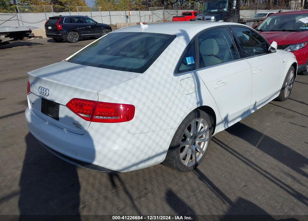 2012 AUDI A4 VIN: WAUFFAFL6CN017048