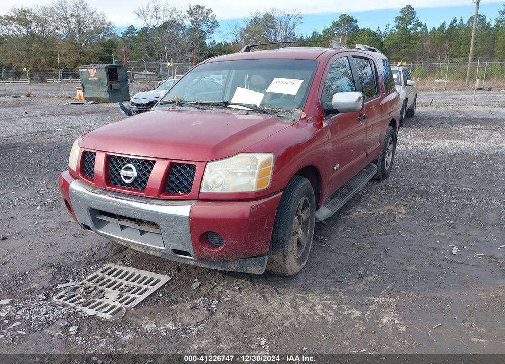 2007 NISSAN ARMADA SE VIN: 5N1BA08A27N712926