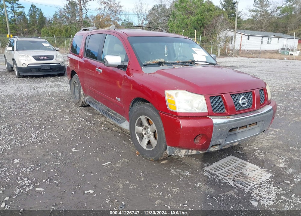 2007 NISSAN ARMADA SE VIN: 5N1BA08A27N712926