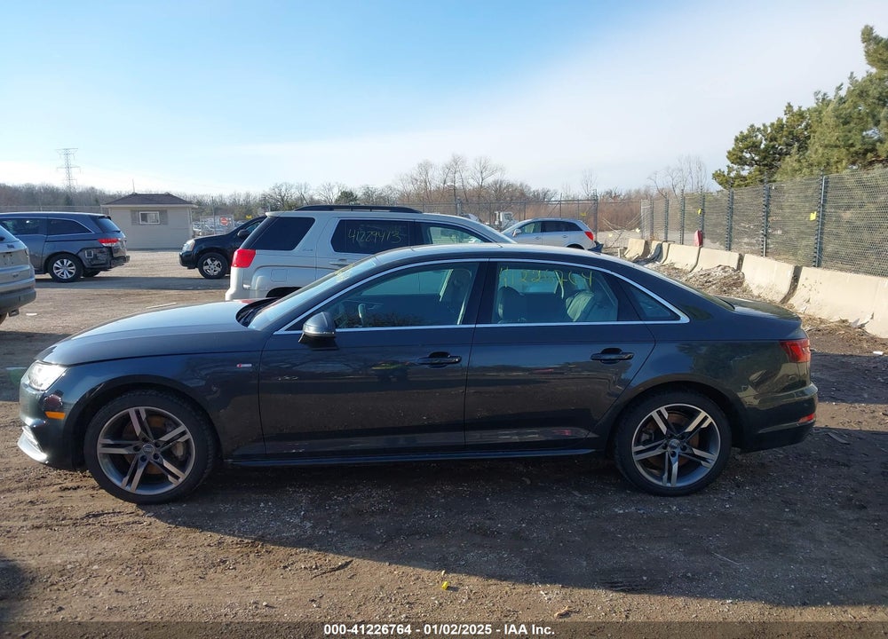 2018 AUDI A4 2.0T TECH PREMIUM VIN: WAUENAF43JN000938