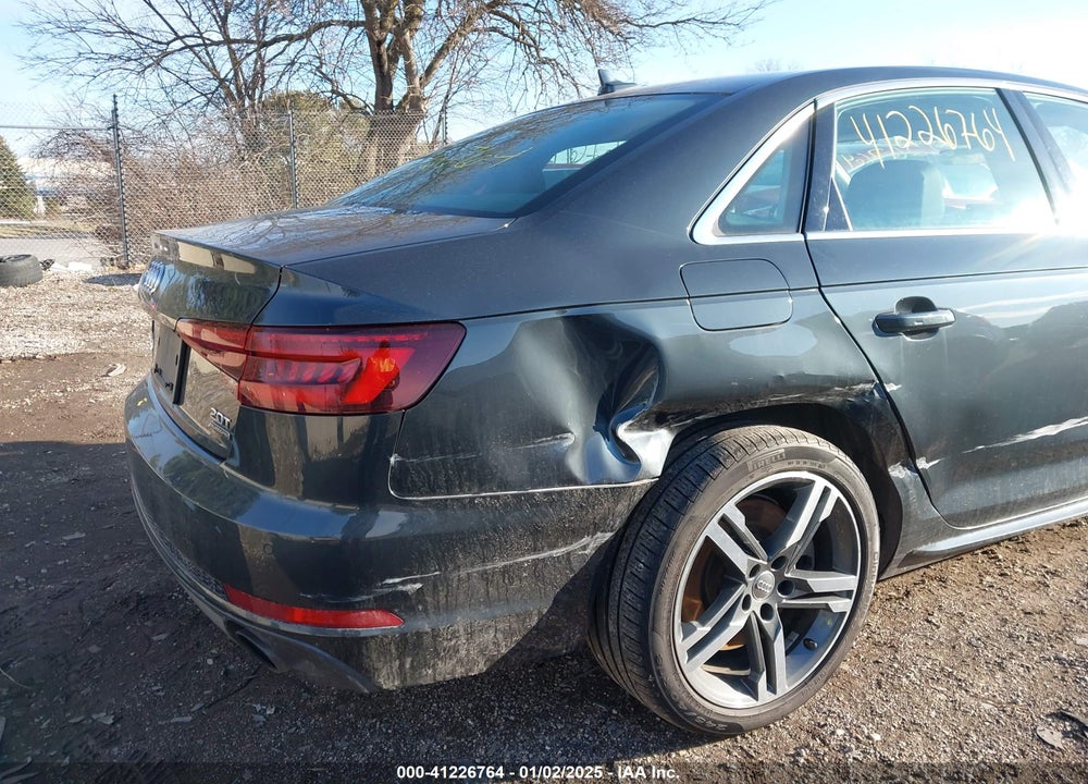 2018 AUDI A4 2.0T TECH PREMIUM VIN: WAUENAF43JN000938
