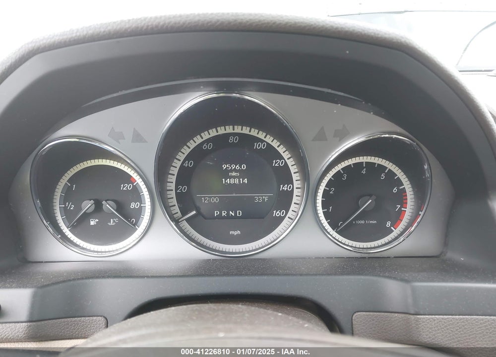 2011 MERCEDES-BENZ C VIN: WDDGF8BBXBR168341
