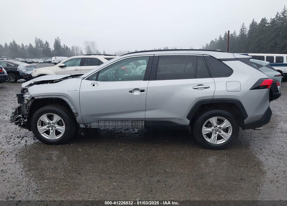 2021 TOYOTA RAV4 HYBRID XLE VIN: 2T3R6RFV1MW012656