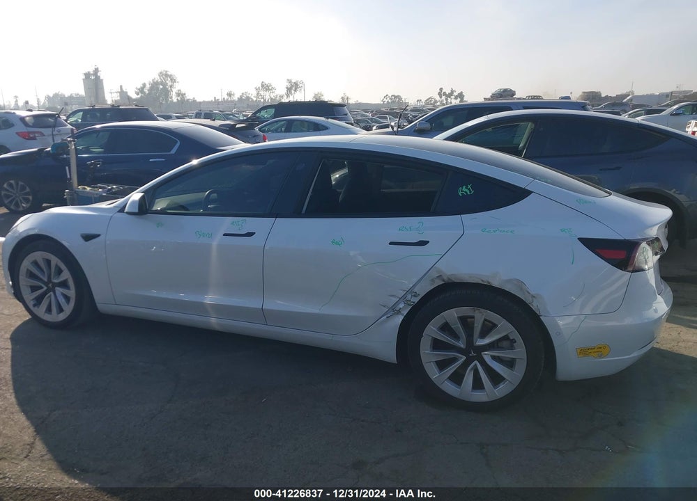 2021 TESLA MODEL 3 STANDARD RANGE PLUS REAR-WHEEL DRIVE VIN: 5YJ3E1EA7MF017939