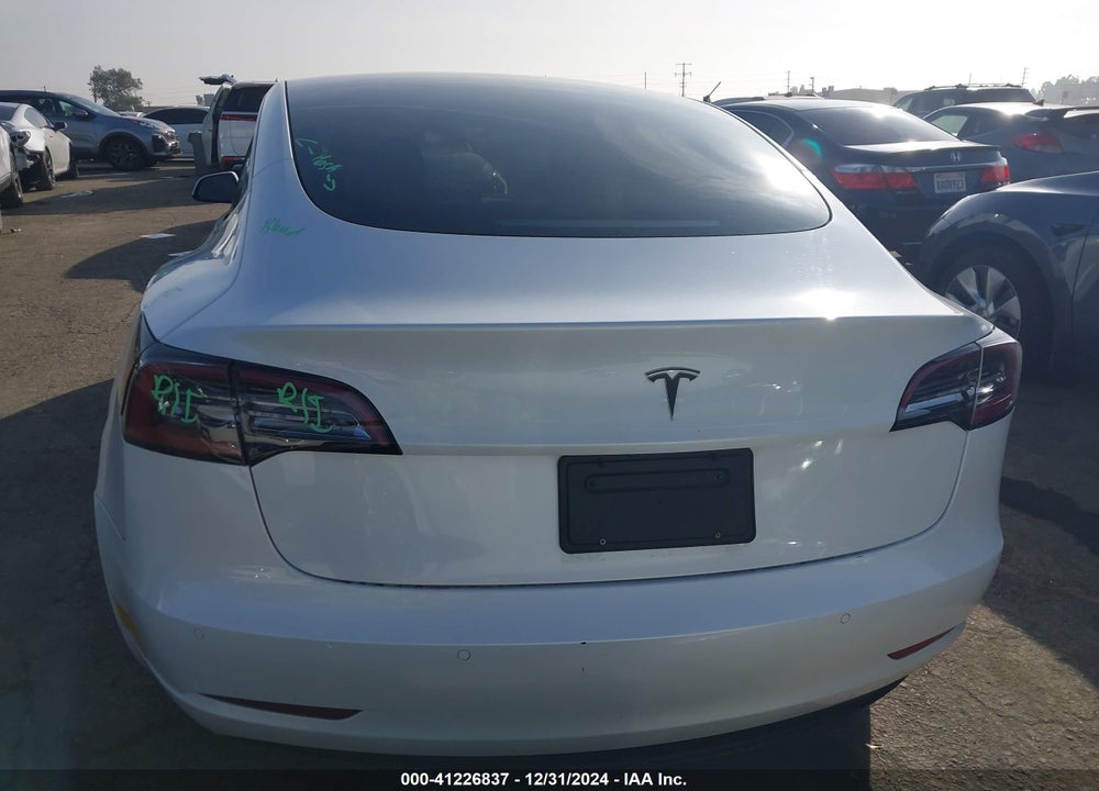 2021 TESLA MODEL 3 STANDARD RANGE PLUS REAR-WHEEL DRIVE VIN: 5YJ3E1EA7MF017939