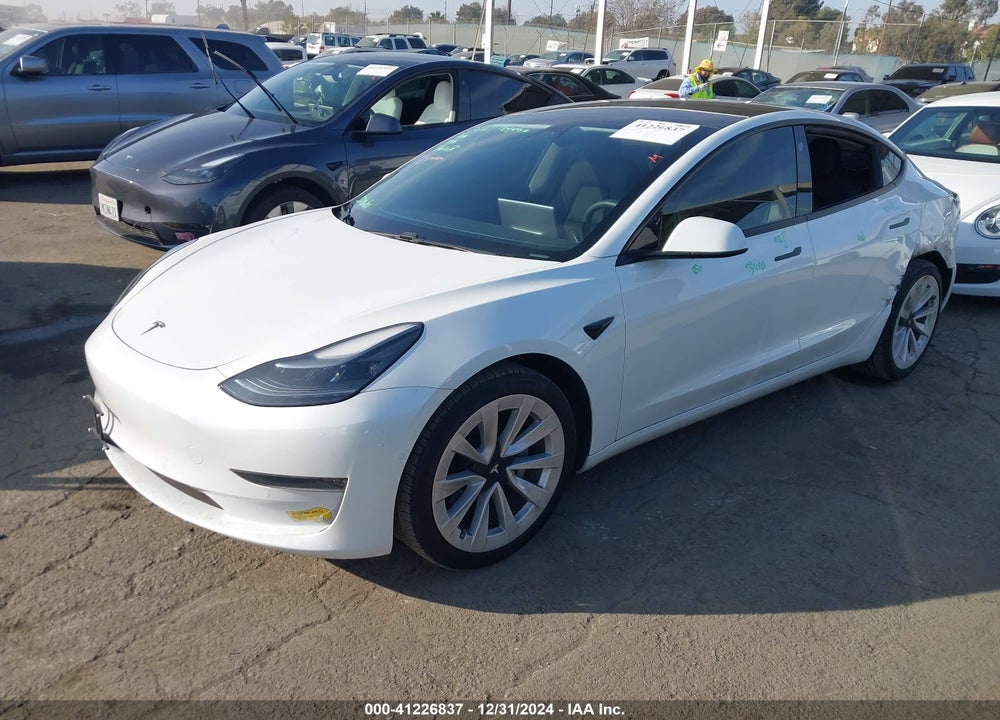 2021 TESLA MODEL 3 STANDARD RANGE PLUS REAR-WHEEL DRIVE VIN: 5YJ3E1EA7MF017939