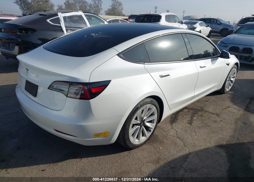 2021 TESLA MODEL 3 STANDARD RANGE PLUS REAR-WHEEL DRIVE VIN: 5YJ3E1EA7MF017939