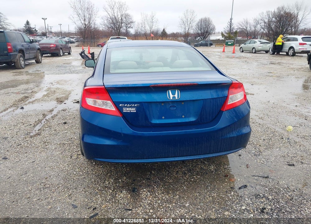 2012 HONDA CIVIC CPE VIN: 2HGFG3B8XCH505703