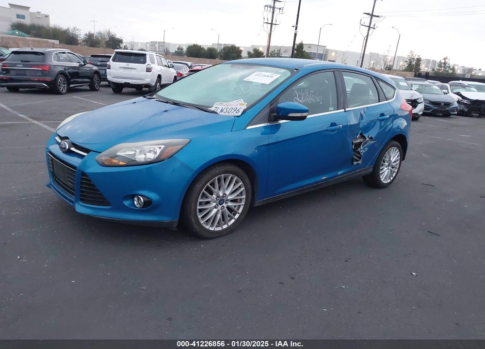 2013 FORD FOCUS TITANIUM VIN: 1FADP3N21DL108713