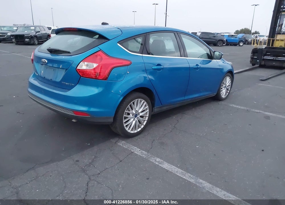 2013 FORD FOCUS TITANIUM VIN: 1FADP3N21DL108713