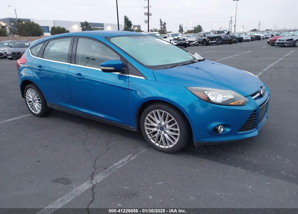 2013 FORD FOCUS TITANIUM VIN: 1FADP3N21DL108713