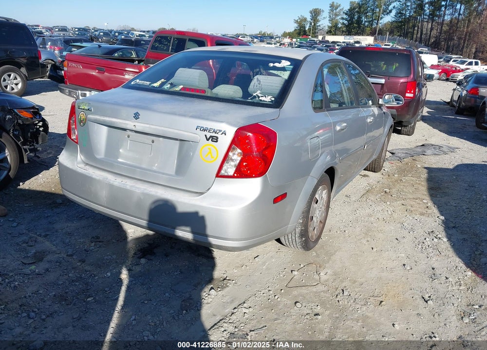 2008 SUZUKI FORENZA CONVENIENCE/POPULAR VIN: KL5JD56Z28K854487