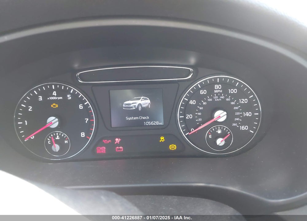 2019 KIA SORENTO 2.4L LX VIN: 5XYPG4A37KG542090