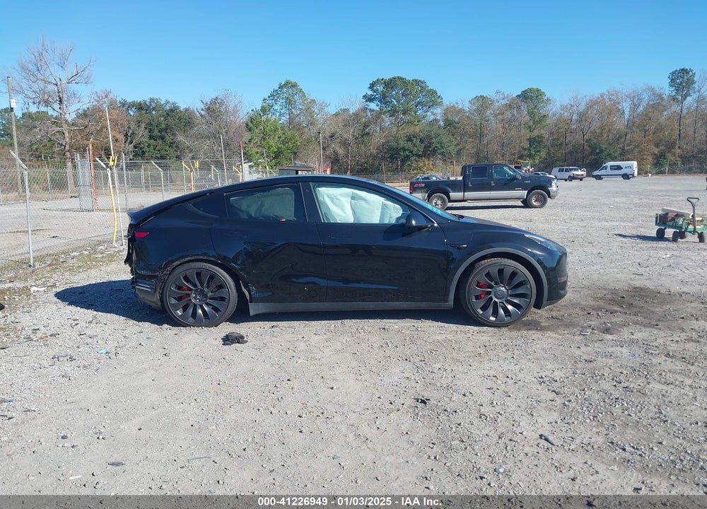 2022 TESLA MODEL Y PERFORMANCE DUAL MOTOR ALL-WHEEL DRIVE VIN: 7SAYGDEF3NF464527