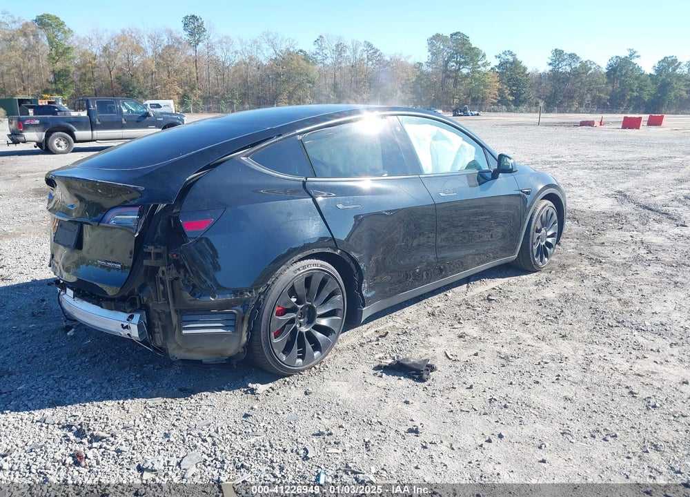 2022 TESLA MODEL Y PERFORMANCE DUAL MOTOR ALL-WHEEL DRIVE VIN: 7SAYGDEF3NF464527