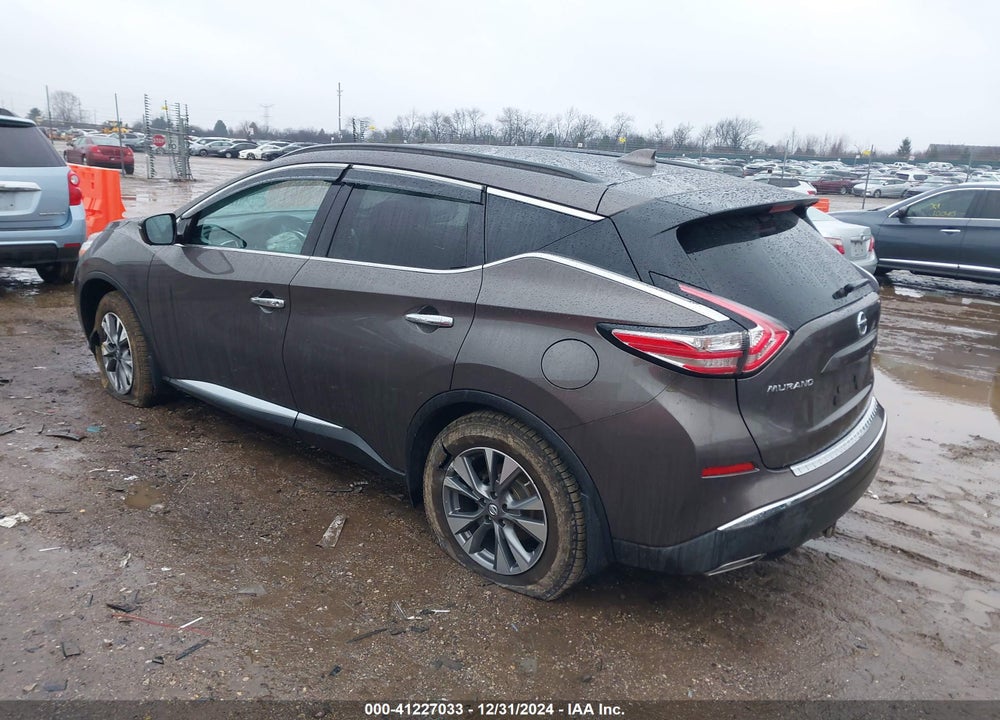 2017 NISSAN MURANO SV VIN: 5N1AZ2MH9HN184077
