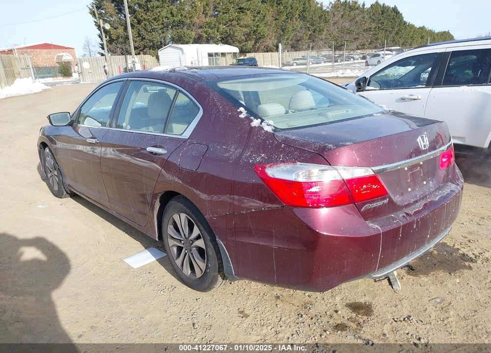 2013 HONDA ACCORD LX VIN: 1HGCR2F37DA099448