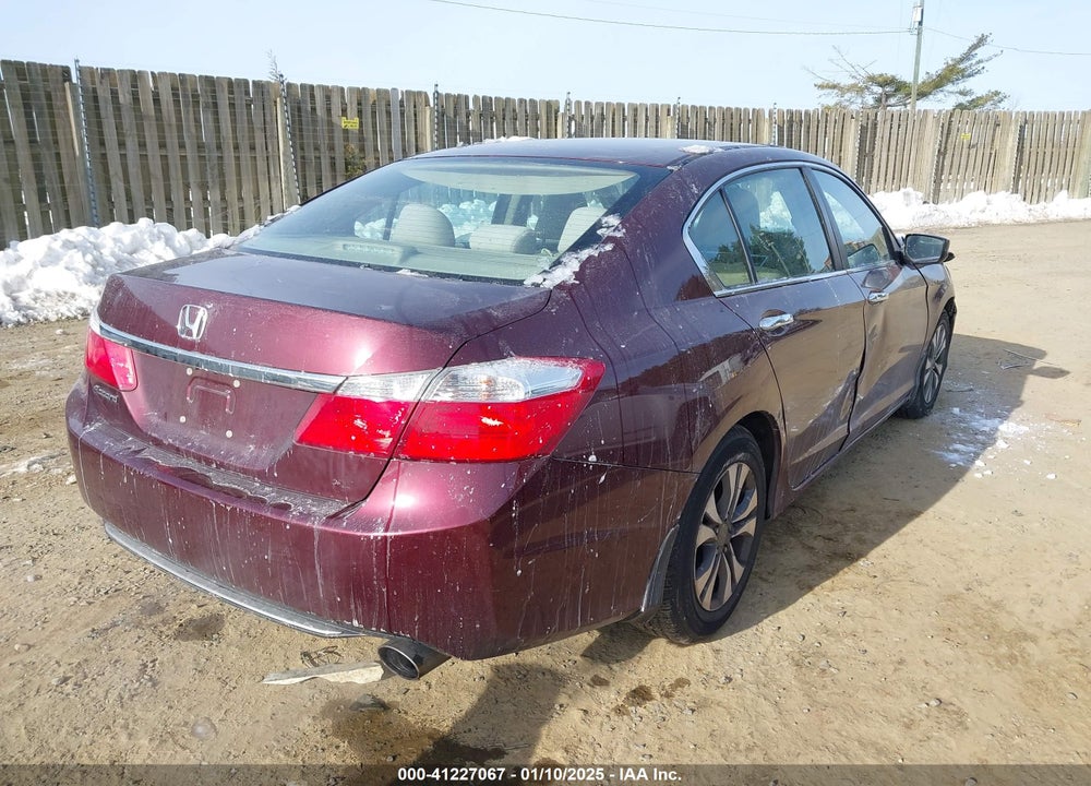 2013 HONDA ACCORD LX VIN: 1HGCR2F37DA099448