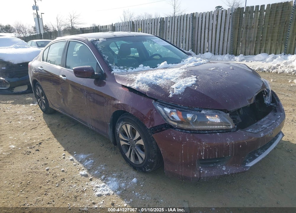 2013 HONDA ACCORD LX VIN: 1HGCR2F37DA099448