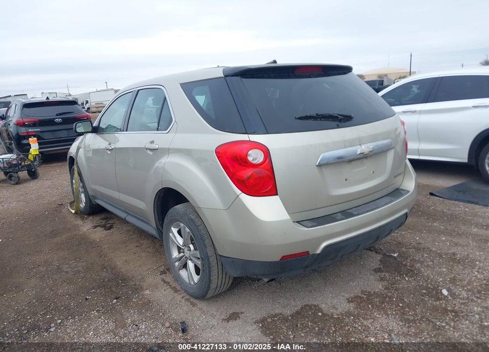 2013 CHEVROLET EQUINOX LS VIN: 1GNALBEK9DZ124696