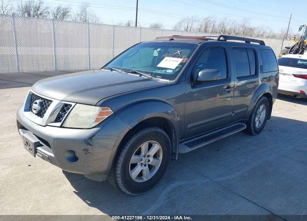 2008 NISSAN PATHFINDER SE VIN: 5N1AR18U48C665562