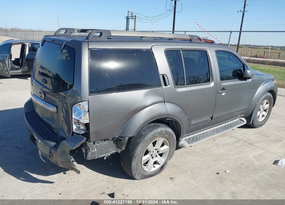 2008 NISSAN PATHFINDER SE VIN: 5N1AR18U48C665562