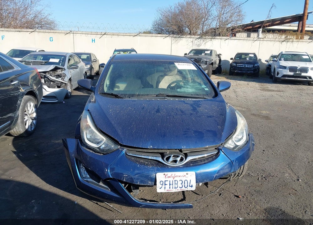 2016 HYUNDAI ELANTRA SE VIN: 5NPDH4AE2GH703852