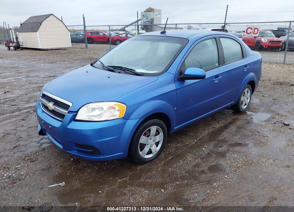 2009 CHEVROLET AVEO LS VIN: KL1TD56E99B397069
